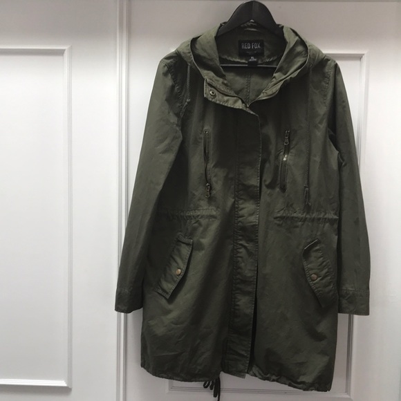 Red Fox military jacket size XL, but fits like M - Picture 3 of 9